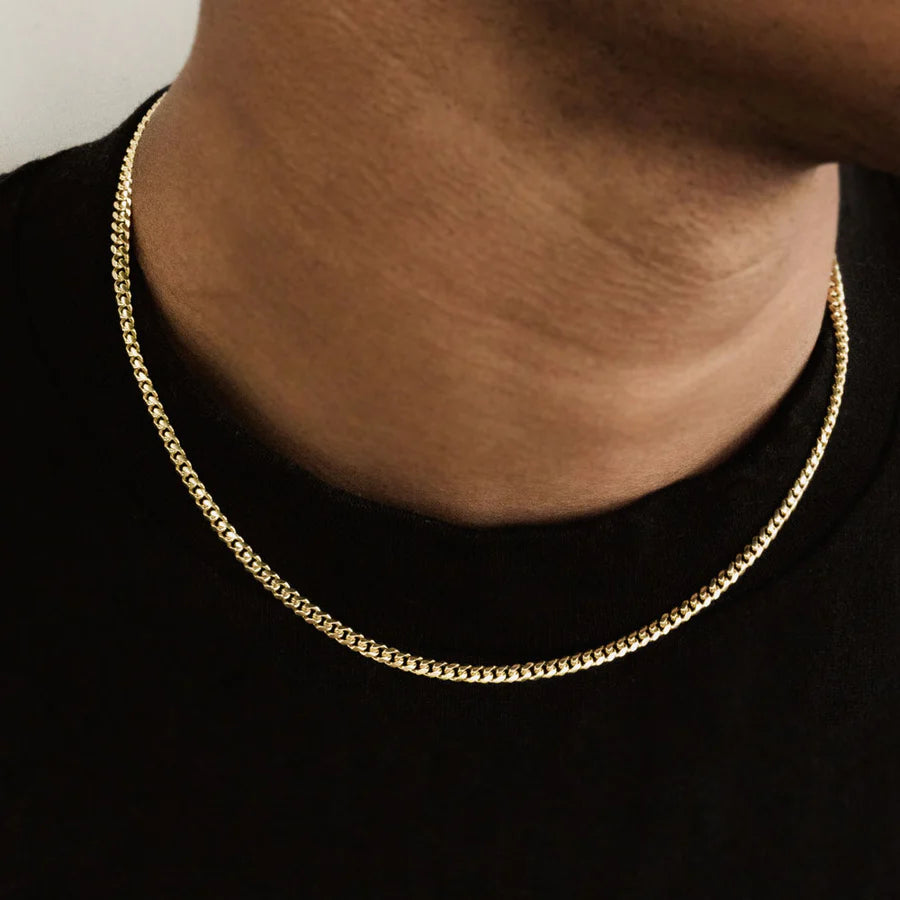 Cuban Link Chain in 18K Gold