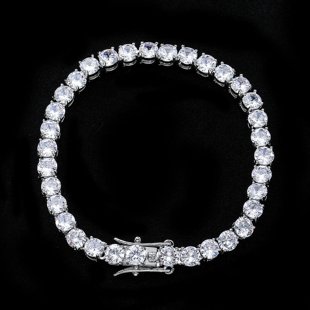 5mm Tennis Bracelet in 18K White Gold